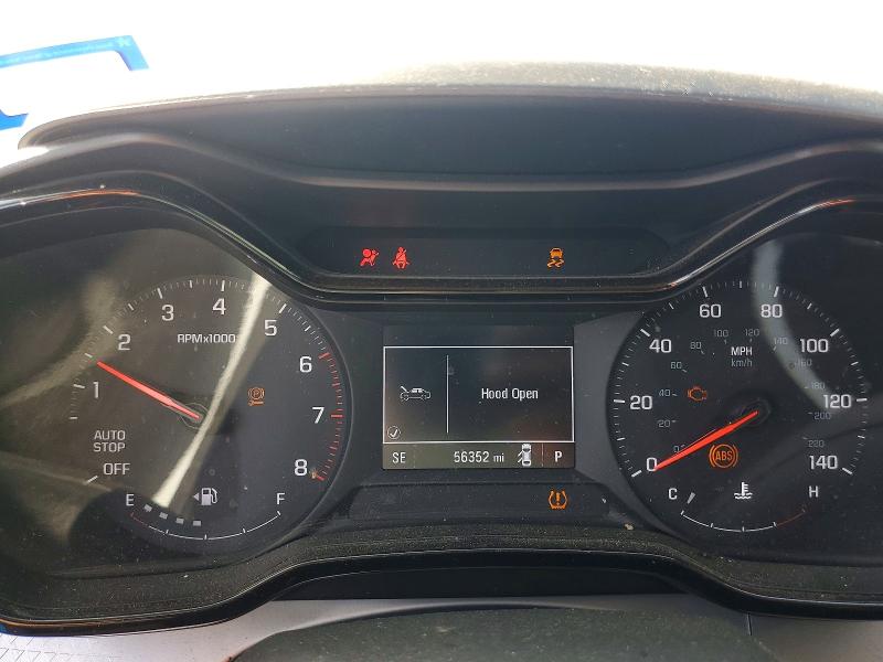 2025 Chevrolet Trax VIN KL77LFEP3SC033944 COPART salvage auction — FRONT END, Tx - Salvage Vehicle Title, sold $2,750 on 2026-07-27 (photo 9)