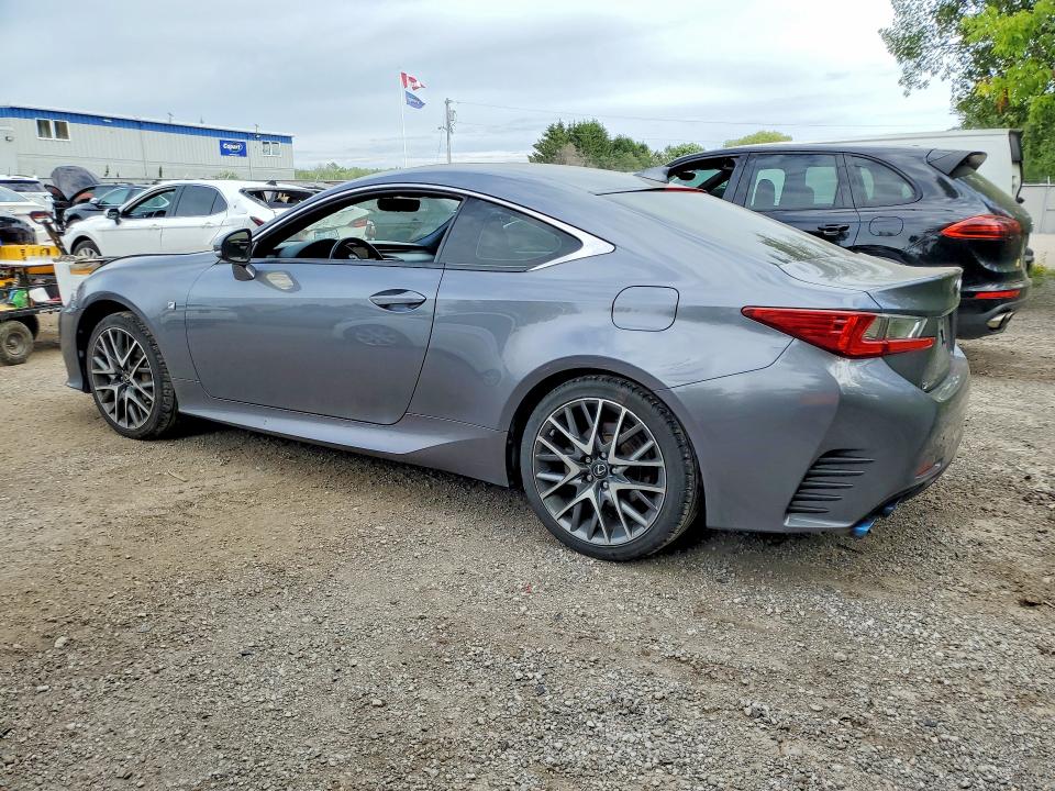 2015 Lexus Rc 350 VIN JTHSE5BC5F5000438 COPART salvage auction — FRONT END, On - Permit No Brand - Unfit, sold $5,200 on 2026-07-09 (photo 2)