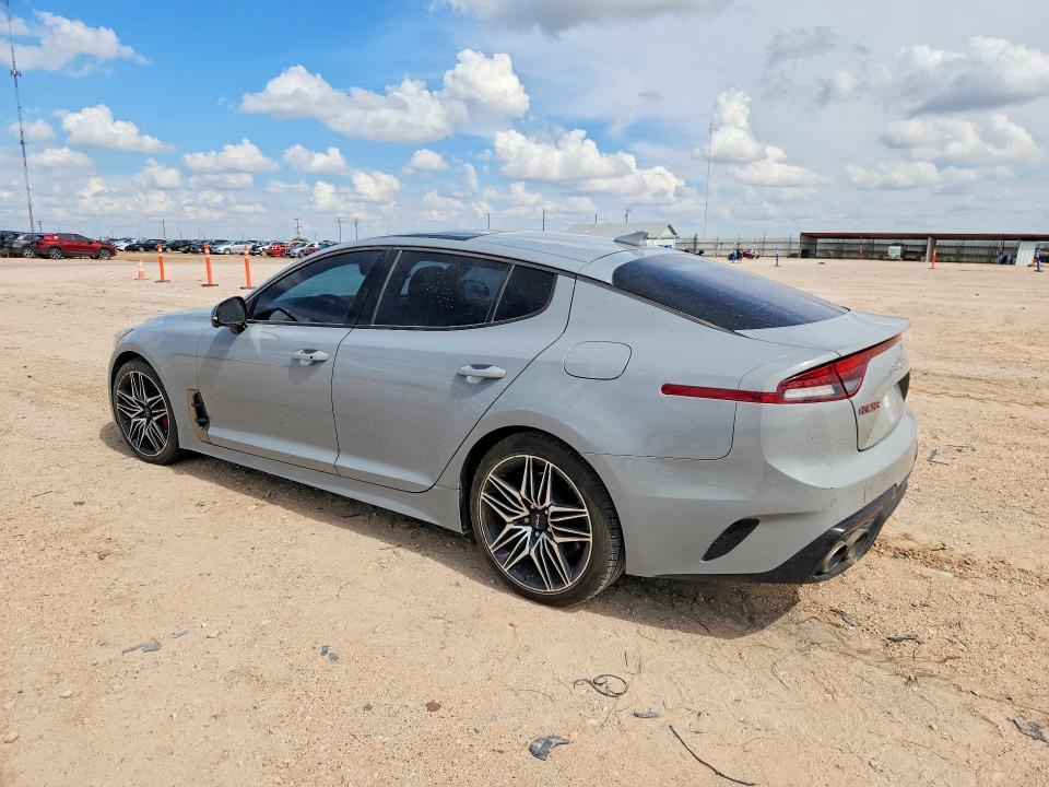 2022 Kia Stinger VIN KNAE55LCXN6099857 COPART salvage auction — WATER/FLOOD, TX - SALVAGE VEHICLE TITLE, sold $2,100 on 2026-07-29 (photo 2)