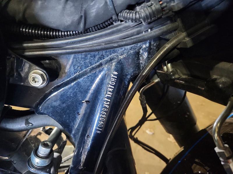 2015 Harley-davidson Fl VIN 1HD1KNL13FB620501 COPART salvage auction — FRONT END, Mi - Certificate Of Title, sold $3,100 on 2026-07-17 (photo 9)