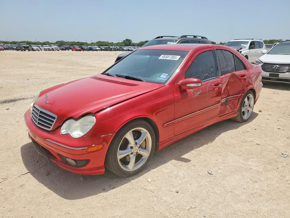 2006 Mercedes-benz C class VIN WDBRF52H56F832007 COPART salvage auction — SIDE, Tx - Salvage Vehicle Title, sold $225 on 2026-07-30 (photo 1)