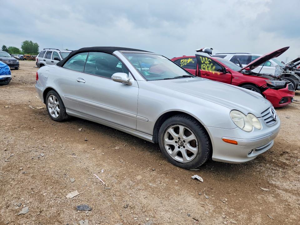 2004 Mercedes-benz Clk-class VIN WDBTK65G84T016353 COPART salvage auction — REAR END, Il - Salvage Certificate, sold $550 on 2026-07-30 (photo 4)