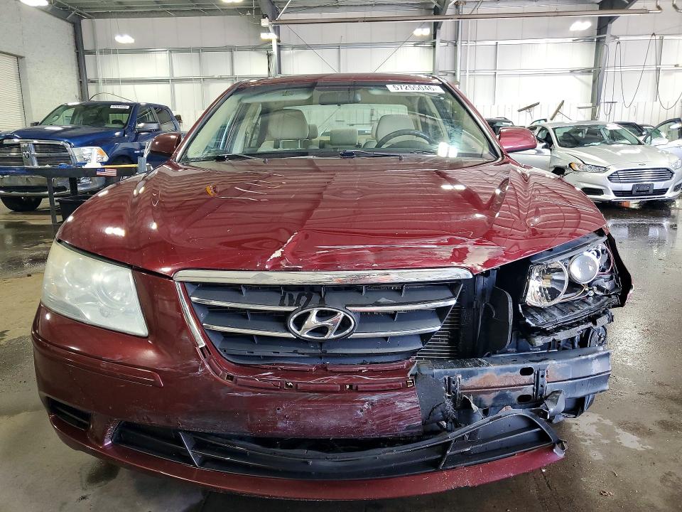 2010 Hyundai Sonata VIN 5NPET4AC7AH593034 COPART salvage auction — FRONT END, Mn - Cert Of Title-Prior Salvage, sold $225 on 2026-07-28 (photo 5)