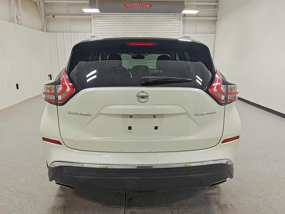 2015 Nissan Murano VIN 5N1AZ2MG0FN240296 COPART salvage auction — FRONT END, Az - Certificate Of Title, sold $1,400 on 2026-07-30 (photo 6)