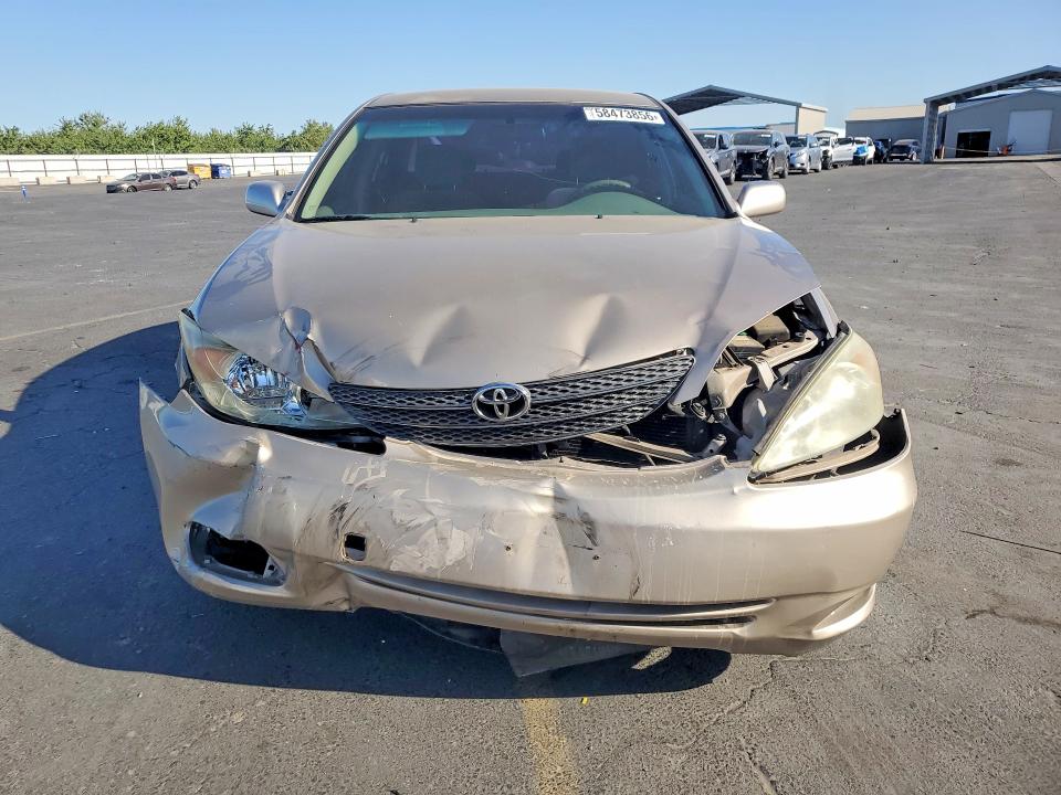 2003 Toyota Camry VIN JTDBE32K430201091 COPART salvage auction — FRONT END, Ca - Salvage Certificate, sold $700 on 2026-07-09 (photo 5)