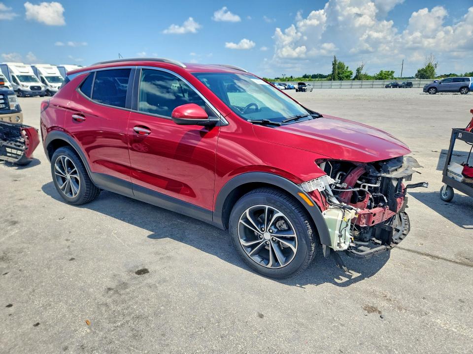2020 Buick Encore VIN KL4MMDSLXLB100601 COPART salvage auction — FRONT END, Fl - Cert Of Title Slvg Rebuildable, sold $3,600 on 2026-07-09 (photo 4)