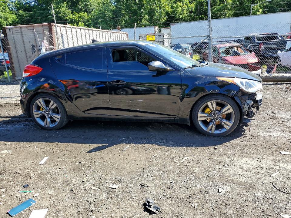 2012 Hyundai Veloster VIN KMHTC6AD8CU071531 COPART salvage auction — FRONT END, Md - Cert Of Salvage > 75% Damage, sold $400 on 2026-07-02 (photo 4)
