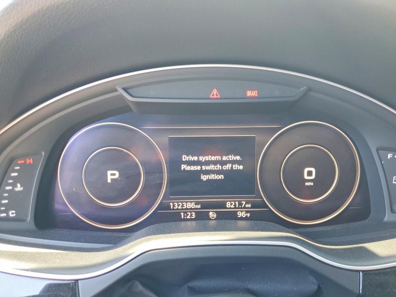 2018 Audi Q7 VIN WA1LAAF70JD016384 COPART salvage auction — UNDERCARRIAGE, CA - SALVAGE CERTIFICATE, sold $6,300 on 2026-07-14 (photo 9)