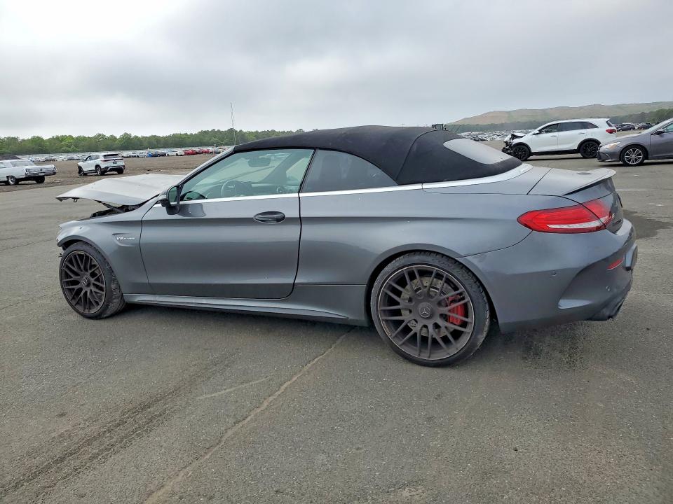 2017 Mercedes-benz C-klasse amg VIN WDDWK8HB5HF491706 COPART salvage auction — FRONT END, Ny - Mv-907A Salvage Certificate, sold $9,200 on 2026-08-07 (photo 2)