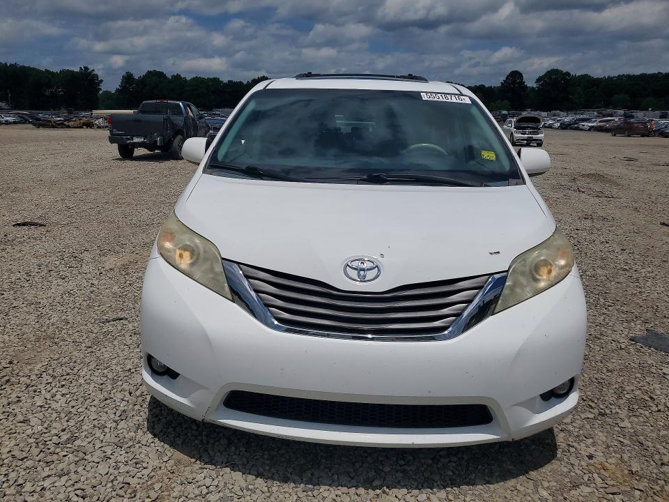 2012 Toyota Sienna VIN 5TDYK3DC8CS211970 COPART salvage auction — HAIL, Ar - Cert Of Title-Salvage, sold $4,500 on 2026-07-13 (photo 5)
