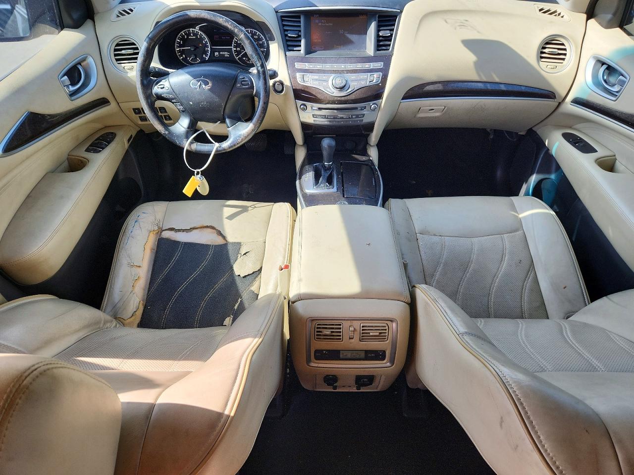 2015 Infiniti QX60 VIN 5N1AL0MNXFC511414 COPART salvage auction — Side, TX - SALVAGE VEHICLE TITLE, sold $750 on 2026-07-09 (photo 8)