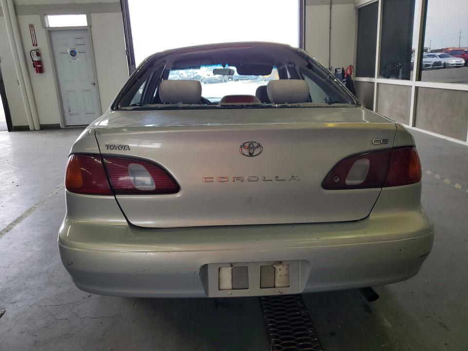 2000 Toyota Corolla VIN 1NXBR12E8YZ407044 COPART salvage auction — ROLLOVER, WA - BILL OF SALE, sold $275 on 2026-07-10 (photo 6)