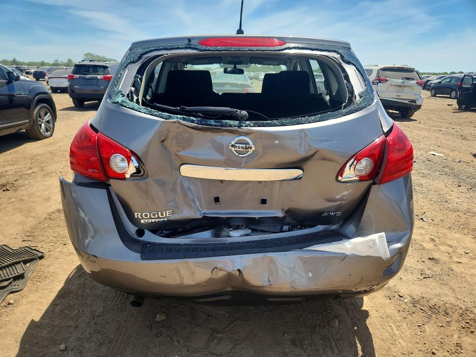 2015 Nissan Rogue VIN JN8AS5MVXFW755507 COPART salvage auction — REAR END, Il - Salvage Certificate, sold $825 on 2026-07-07 (photo 6)