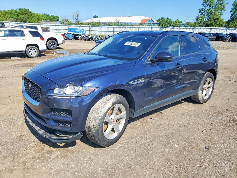 2017 Jaguar F-pace VIN SADCJ2BV1HA494121 COPART salvage auction — MECHANICAL, Oh - Certificate Of Title, sold $4,450 on 2026-07-09 (photo 1)