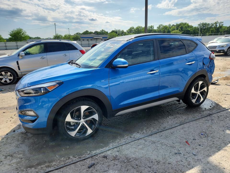 2018 Hyundai Tucson VIN KM8J33A26JU621312 COPART salvage auction — SIDE, Ky - Bill Of Sale/Part Only/No Titl, sold $4,350 on 2026-07-23 (photo 1)