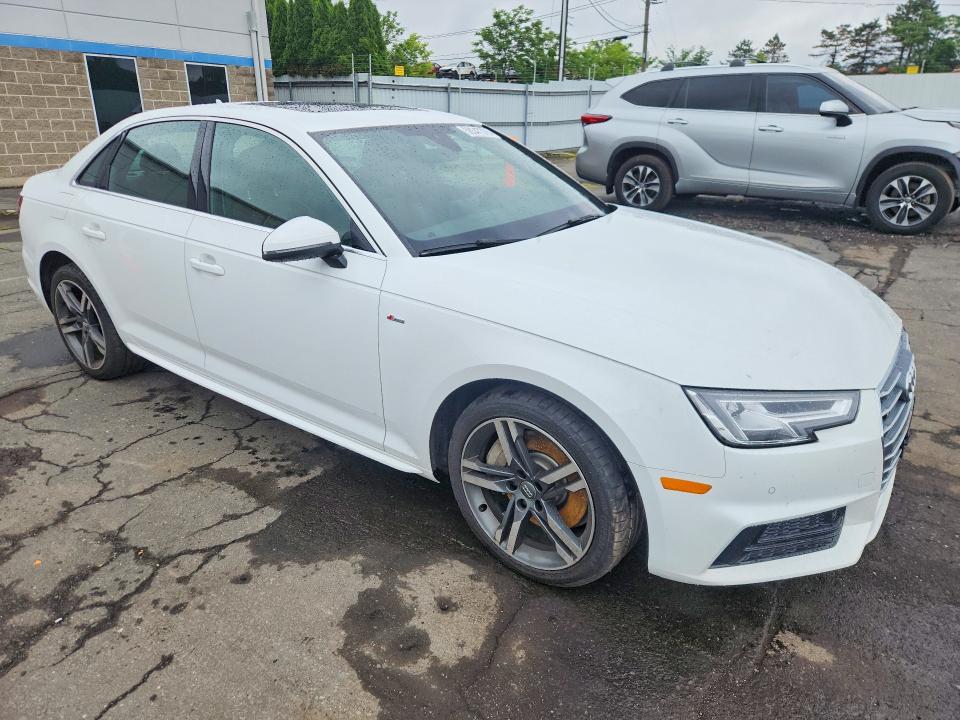 2018 Audi A4 VIN WAUENAF42JN009940 COPART salvage auction — VANDALISM, Ct - Cert Of Title-Salvage, sold $5,800 on 2026-07-10 (photo 4)