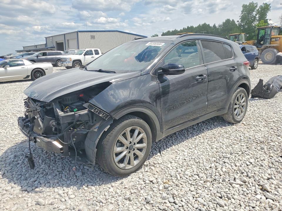 2021 Kia Sportage VIN KNDP6CAC6M7909008 COPART salvage auction — FRONT END, Mi - Cert Of Title-Salvage Vehicle, sold $200 on 2026-07-30 (photo 1)