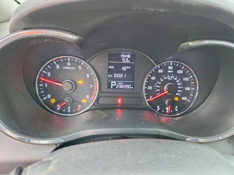 2016 Kia VIN KNAFK5A86G5659393 COPART salvage auction — FRONT END, Ky - Bill Of Sale/Part Only/No Titl, sold $300 on 2026-07-13 (photo 9)