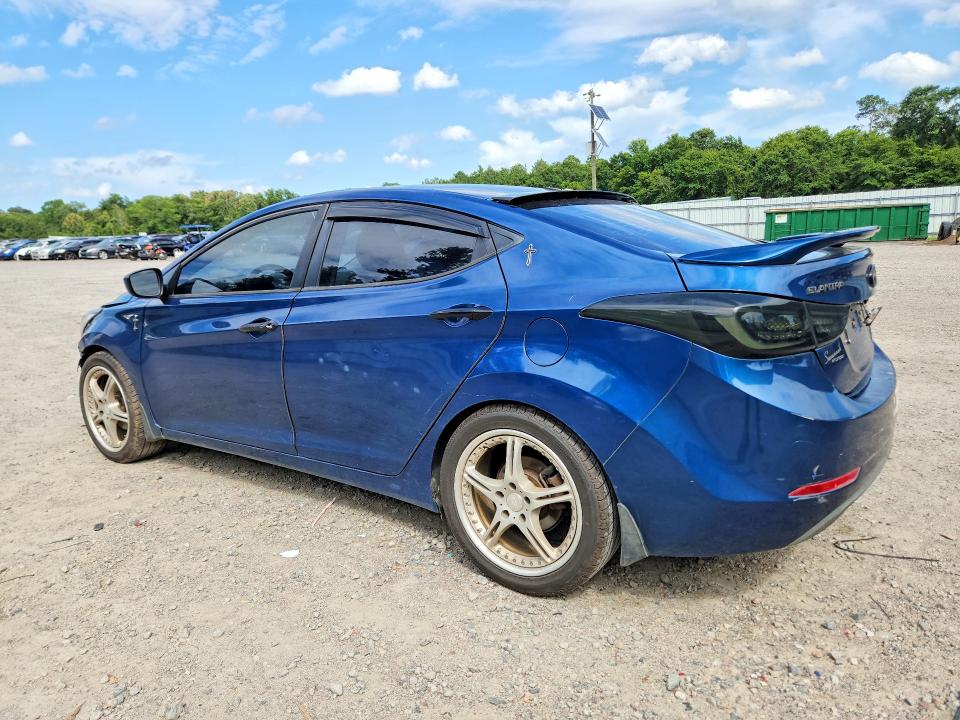 2016 Hyundai VIN KMHDH4AE0GU484259 COPART salvage auction — FRONT END, GA - CERT OF TITLE-SALVAGE, sold $1,350 on 2026-07-27 (photo 2)