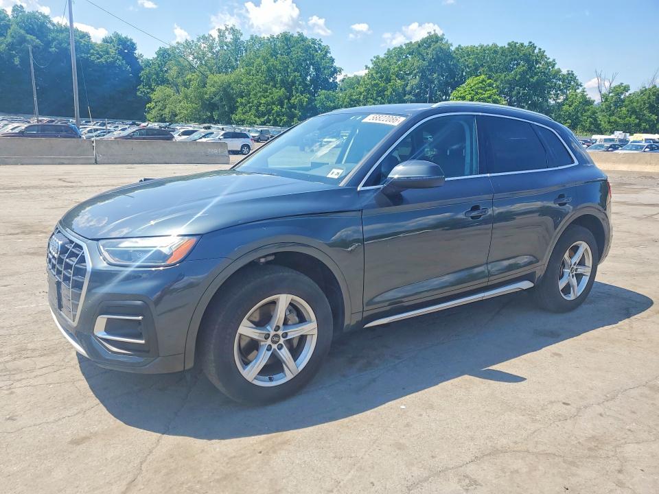 2021 Audi Q5 VIN WA1AAAFY9M2131940 — COPART salvage auction photo