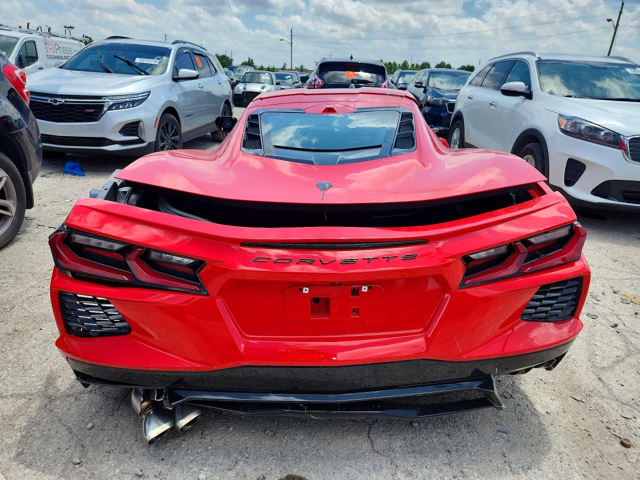 2026 Chevrolet Corvette VIN 1G1YC2D45T5111193 COPART salvage auction — Minor Dent/Scratches, IN - CERTIFICATE OF TITLE, sold $35,750 on 2026-09-04 (photo 6)