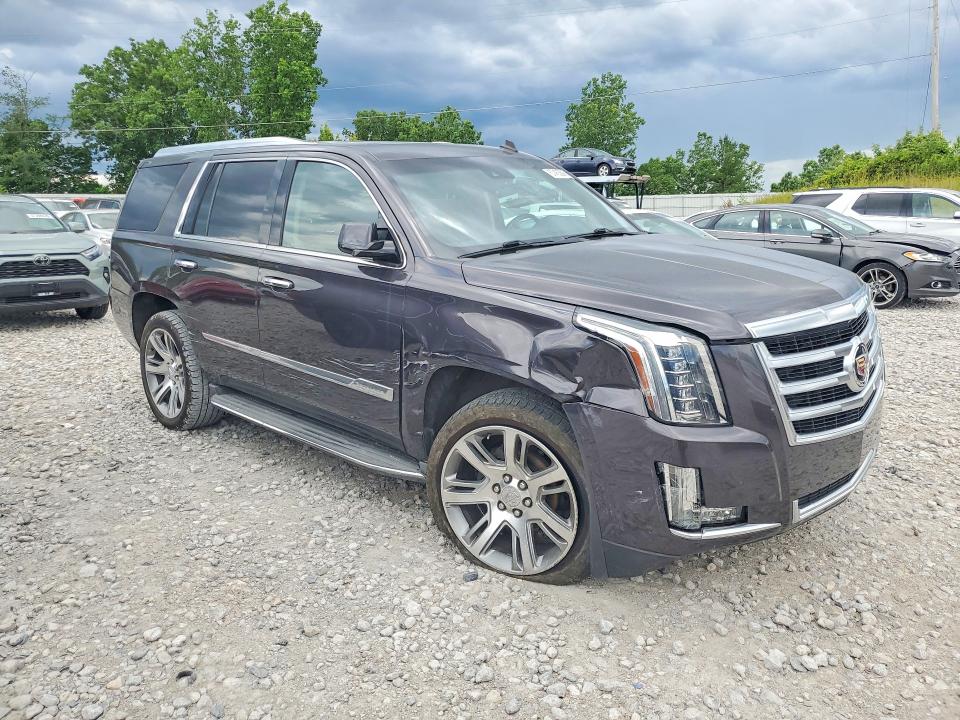 2015 Cadillac Escalade VIN 1GYS4BKJ8FR308675 COPART salvage auction — FRONT END, Mi - Certificate Of Title, sold $10,600 on 2026-07-23 (photo 4)