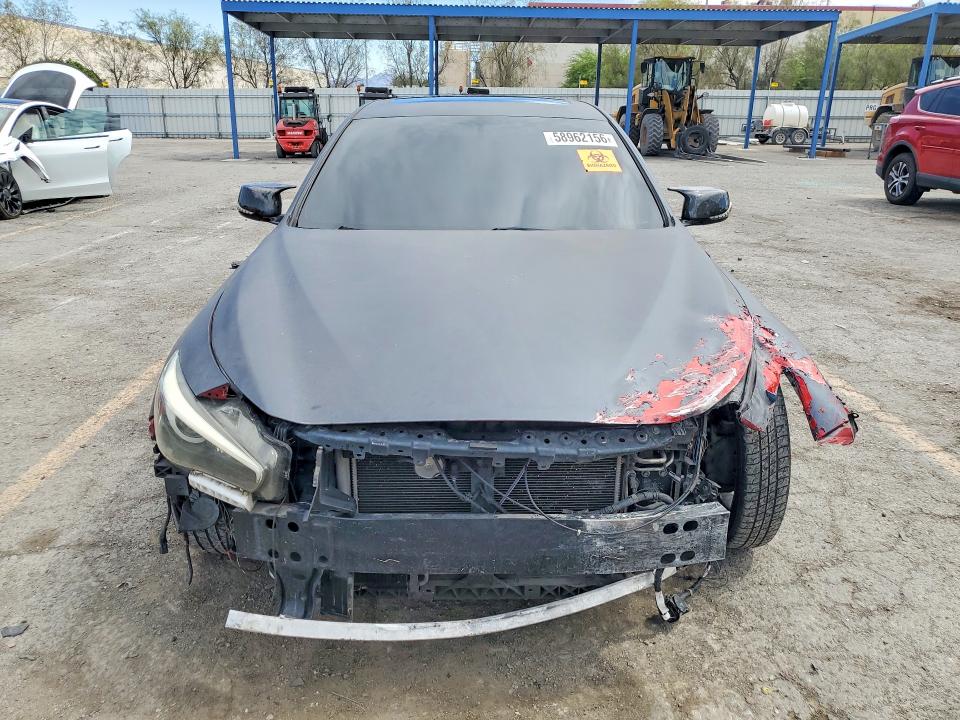 2014 Infiniti Q50 VIN JN1BV7AP9EM674097 COPART salvage auction — REAR END, Salvage Title, sold $200 on 2026-07-28 (photo 5)