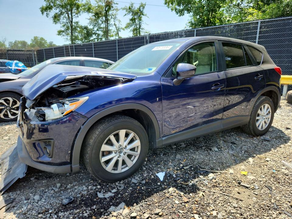 2014 Mazda Cx-5 VIN JM3KE4CY4E0303686 COPART salvage auction — FRONT END, Md - Cert Of Salvage > 75% Damage, sold $2,700 on 2026-07-31 (photo 1)