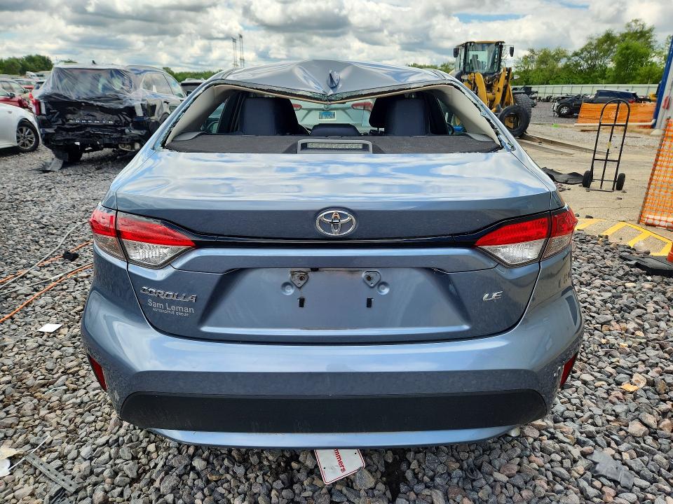 2021 Toyota Corolla VIN 5YFEPMAE4MP268208 COPART salvage auction — ROOF, Il - Salvage Certificate, sold $5,100 on 2026-07-27 (photo 6)