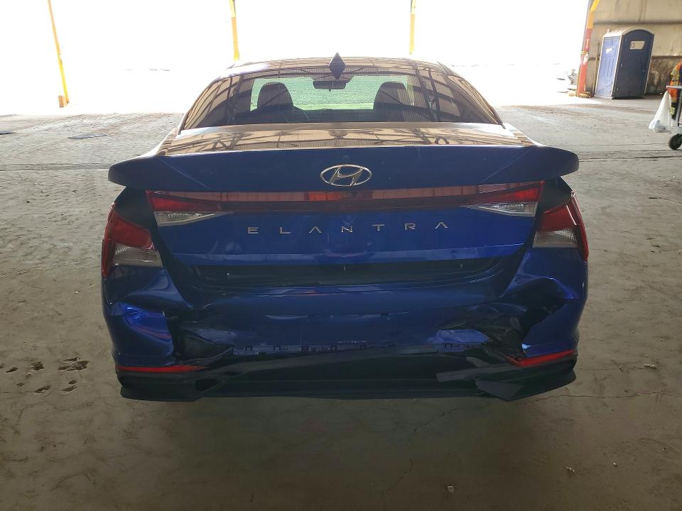 2023 Hyundai Elantra VIN KMHLS4AG6PU591783 COPART salvage auction — REAR END, AZ - CERT OF TITLE - SALVAGE, sold $6,300 on 2026-07-27 (photo 6)