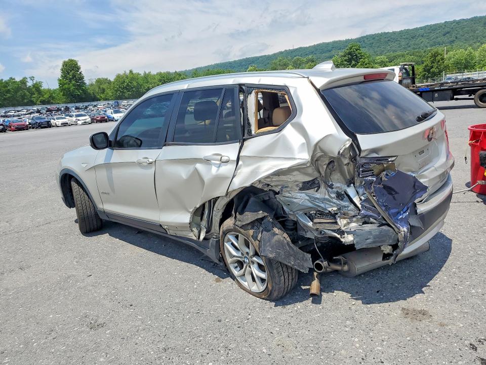 2013 BMW X3 VIN 5UXWX9C50D0A32634 COPART salvage auction — ALL OVER, Pa - Certificate Of Salvage, sold $500 on 2026-07-07 (photo 2)