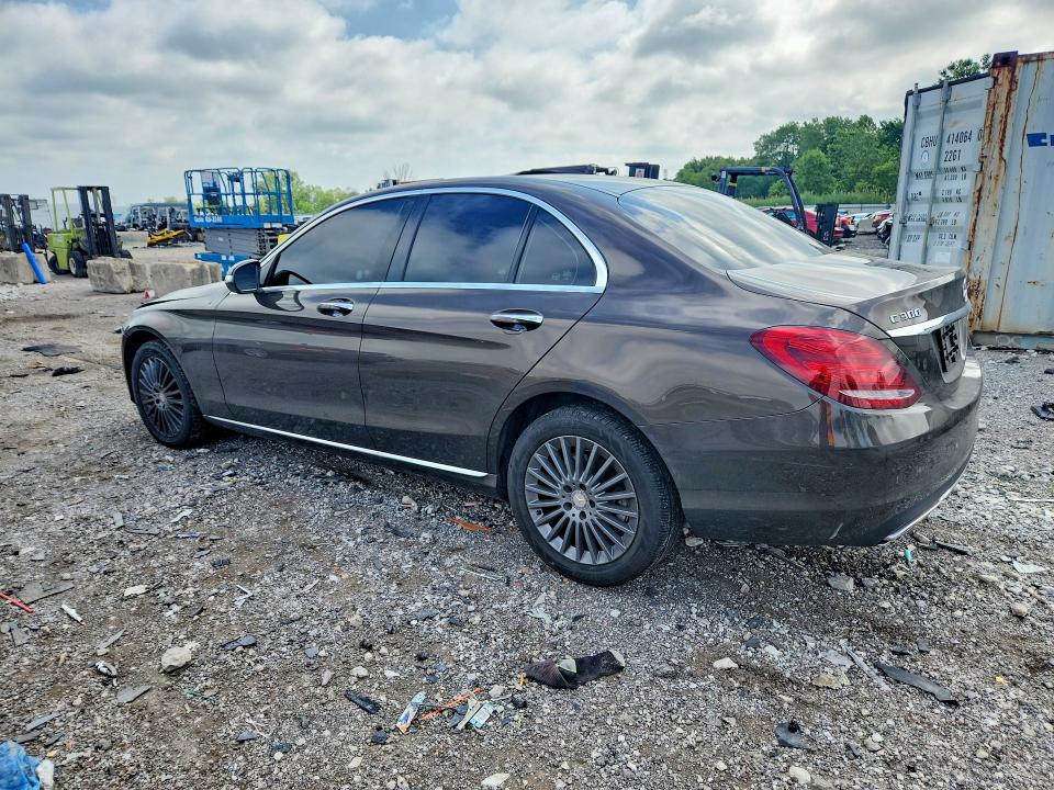 2015 Mercedes-benz C-klasse VIN 55SWF4KB7FU035741 COPART salvage auction — FRONT END, Il - Salvage Certificate, sold $4,000 on 2026-07-31 (photo 2)