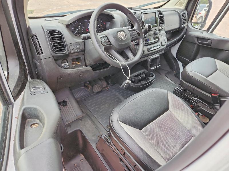 2023 Ram Promaster 3500 VIN 3C6MRVZG1PE594966 COPART salvage auction — MINOR DENT/SCRATCHES, VA - CERTIFICATE OF TITLE, sold $28,000 on 2026-07-30 (photo 8)