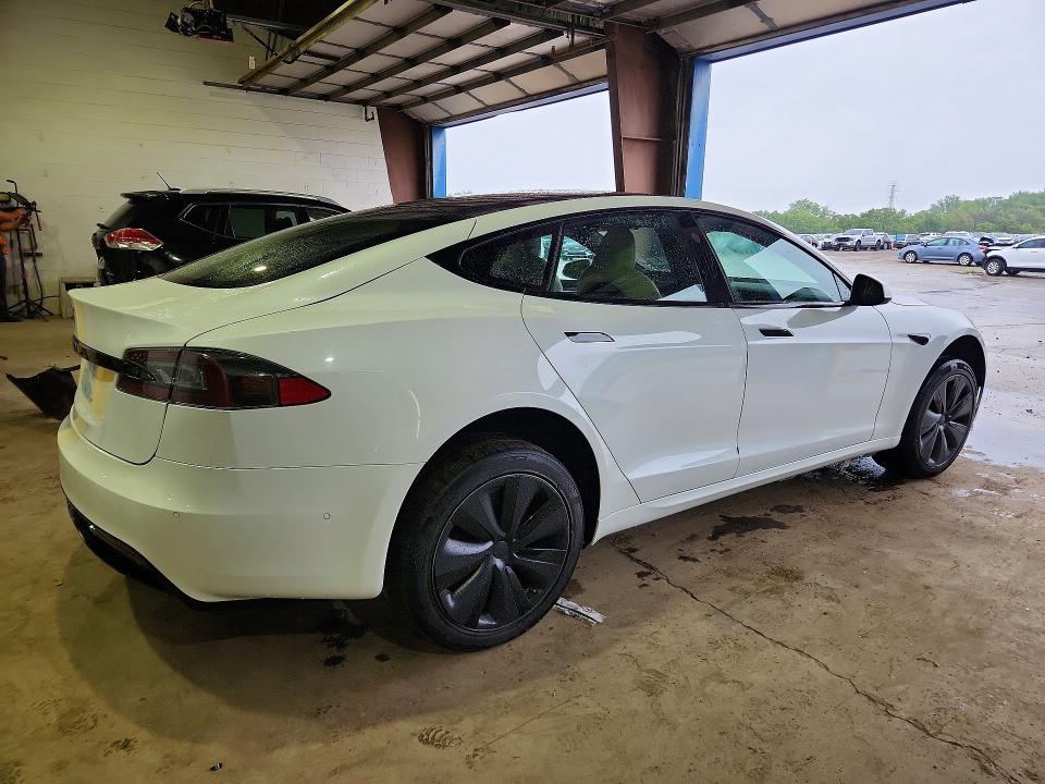 2021 Tesla Model s VIN 5YJSA1E54MF443761 COPART salvage auction — UNDERCARRIAGE, Il - Salvage Certificate, sold $12,400 on 2026-07-29 (photo 3)