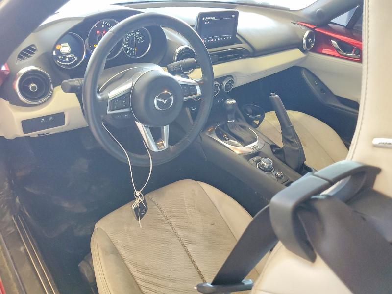 2021 Mazda Mx-5 VIN JM1NDAM74M0454233 COPART salvage auction — WATER/FLOOD, Tx - Salvage Title-Flood Damage, sold $1,100 on 2026-07-24 (photo 8)