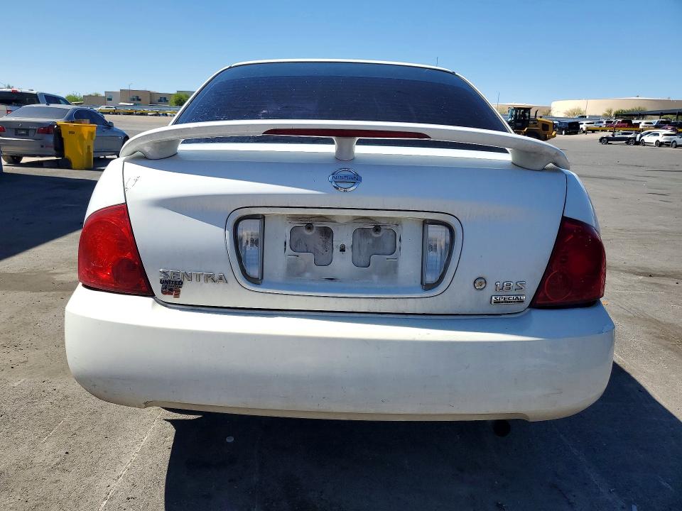2006 Nissan Sentra VIN 3N1CB51D46L546482 COPART salvage auction — FRONT END, NV - SALVAGE TITLE, sold $450 on 2026-07-08 (photo 6)