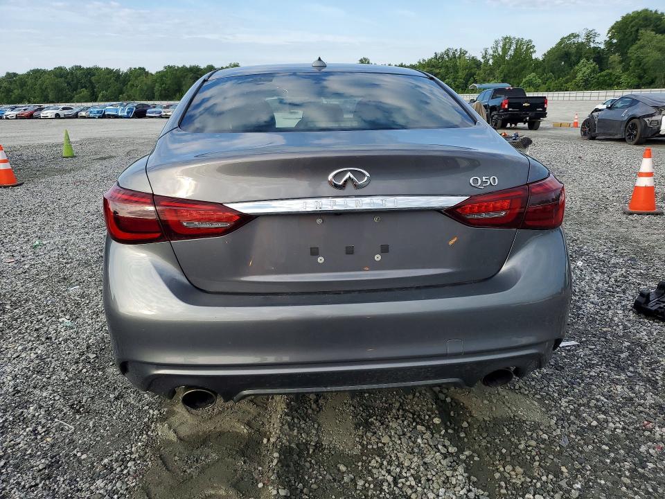 2018 Infiniti Q50 VIN JN1CV7AP8JM241420 COPART salvage auction — MECHANICAL, Sc - Certificate Of Title, sold $2,550 on 2026-07-06 (photo 6)