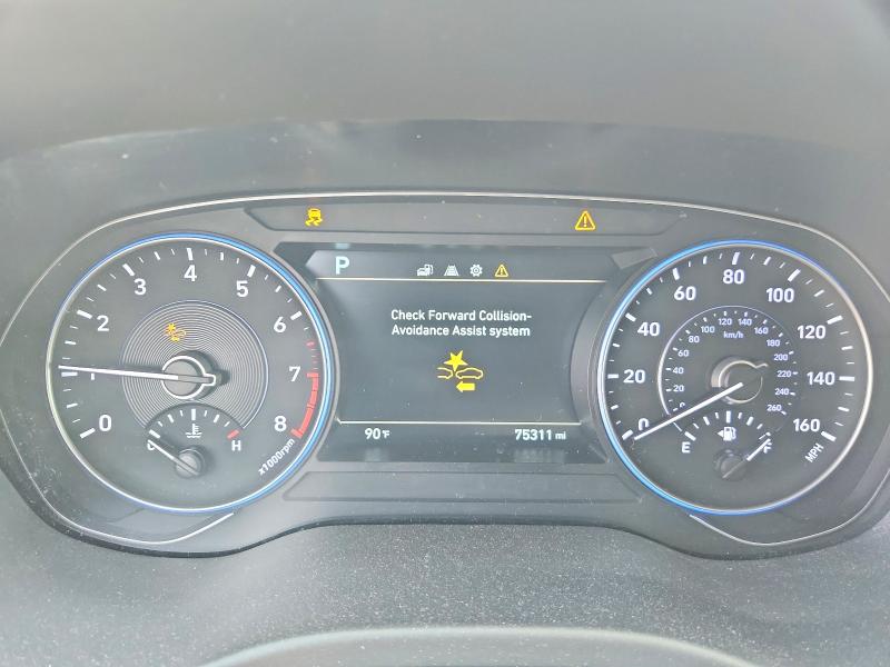 2020 Hyundai VIN KM8R44HE3LU157601 COPART salvage auction — FRONT END, Tx - Salvage Vehicle Title, sold $8,800 on 2026-07-30 (photo 9)