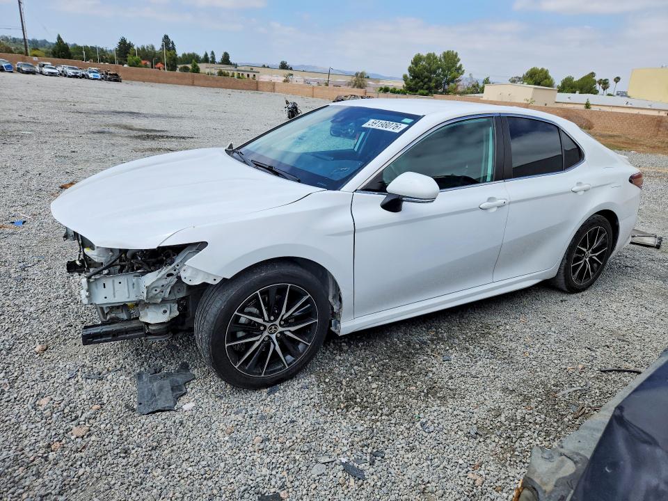 2023 Toyota Camry VIN 4T1T11AK0PU722115 COPART salvage auction — FRONT END, Ca - Salvage Certificate, sold $7,500 on 2026-07-29 (photo 1)