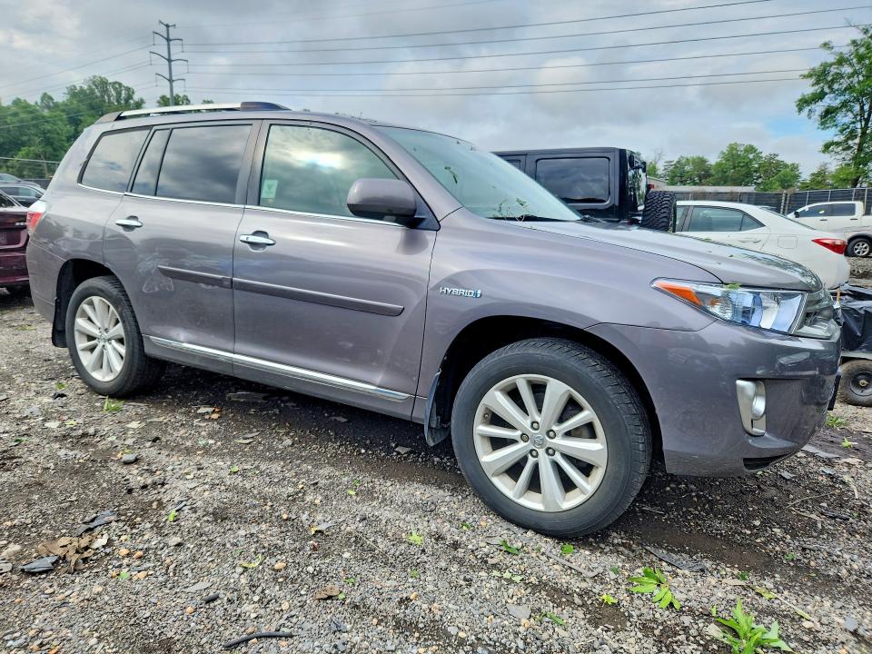 2012 Toyota Highlander VIN JTEDC3EH0C2004207 COPART salvage auction — REAR END, Md - Cert Of Salvage < 75% Damage, sold $5,900 on 2026-07-24 (photo 4)