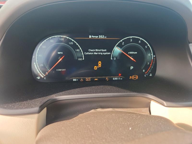 2019 Kia K900 VIN KNAS34J69K6014471 COPART salvage auction — WATER/FLOOD, Tx - Salvage Title-Flood Damage, sold $6,300 on 2026-07-02 (photo 9)