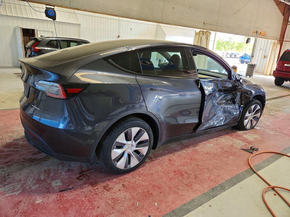 2024 Tesla Model y VIN 7SAYGDEE9RA238745 COPART salvage auction — SIDE, Ny - Mv-907A Salvage Certificate, sold $11,900 on 2026-07-20 (photo 3)