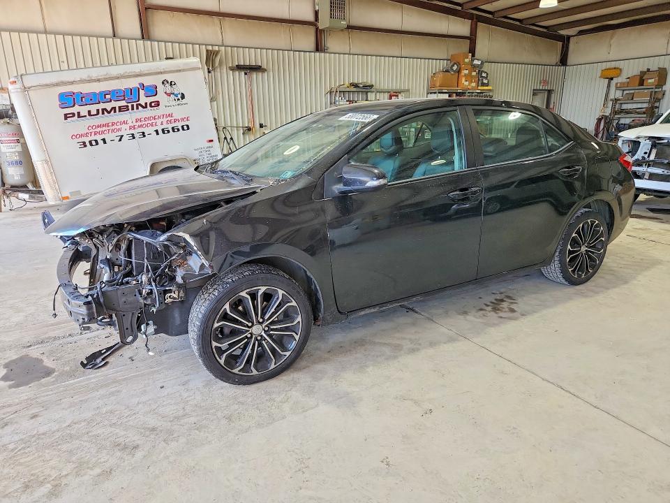 2016 Toyota VIN 2T1BURHE0GC680600 COPART salvage auction — FRONT END, Pa - Certificate Of Salvage, sold $2,350 on 2026-07-02 (photo 1)