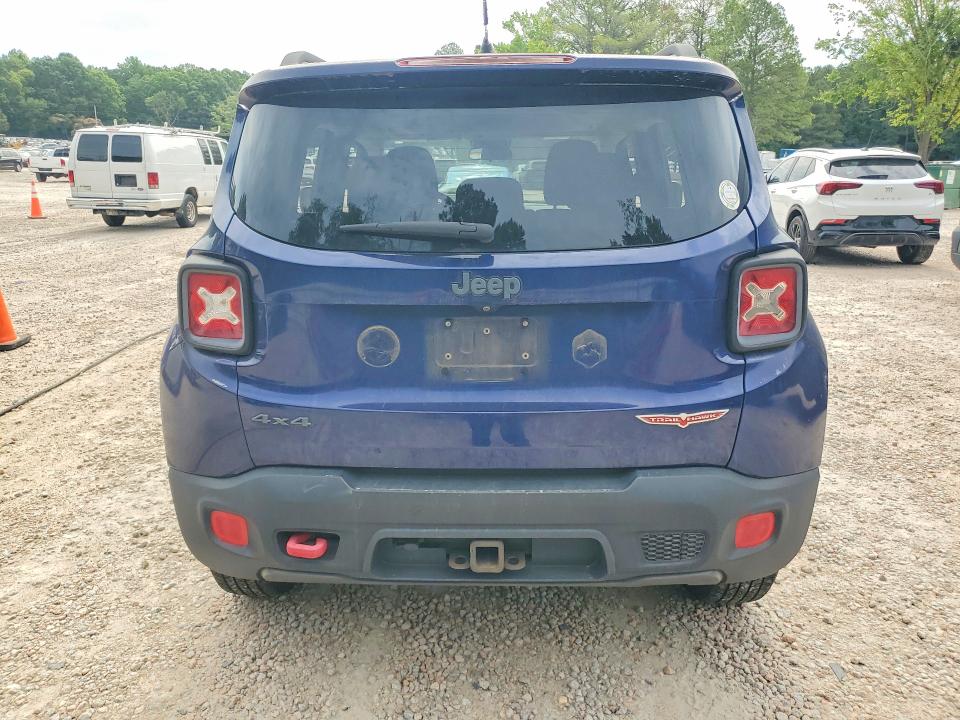 2016 Jeep Renegade VIN ZACCJBCT1GPD13199 COPART salvage auction — FRONT END, Nc - Salvage Certificate Of Title, sold $275 on 2026-07-31 (photo 6)