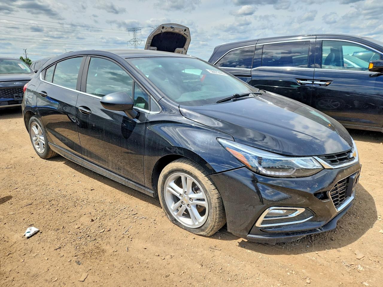 2017 Chevrolet Cruze VIN 3G1BD6SM7HS574947 COPART salvage auction — Front End, IL - JUNKING CERT OF A VEHICLE, sold $425 on 2026-07-02 (photo 4)
