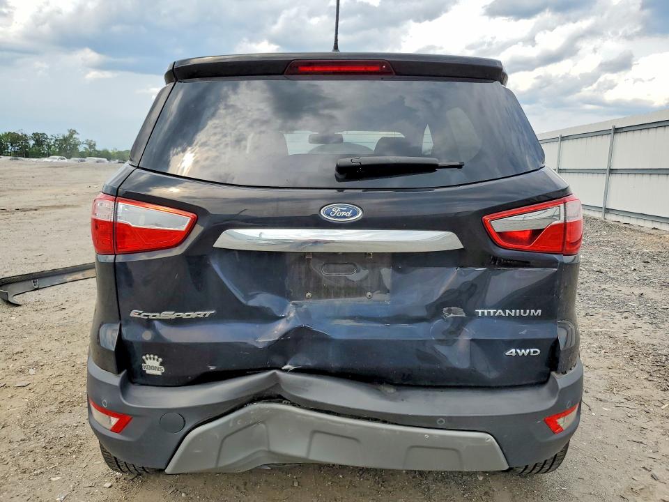 2018 Ford Ecosport VIN MAJ6P1WL0JC201559 COPART salvage auction — REAR END, Va - Certificate Of Title, sold $575 on 2026-07-08 (photo 6)