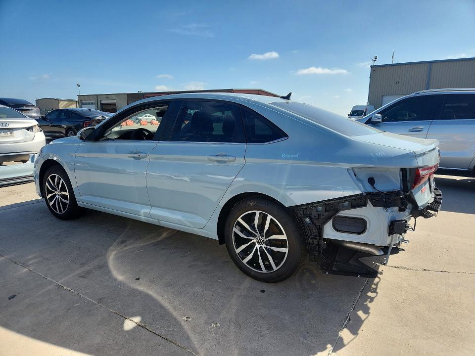 2025 Volkswagen Jetta VIN 3VW7X7BU9SM109041 COPART salvage auction — REAR END, Tx - Salvage Vehicle Title, sold $10,500 on 2026-07-20 (photo 2)