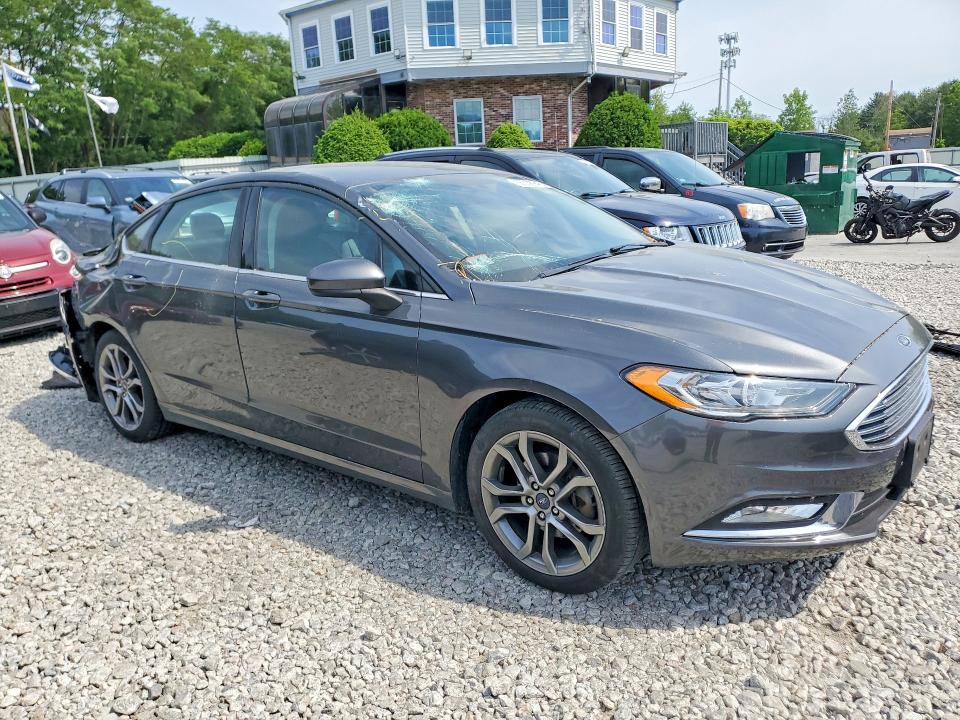 2017 Ford Fusion VIN 3FA6P0T90HR249125 COPART salvage auction — REAR END, Ma - Cert Of Title-Salvage, sold $100 on 2026-07-23 (photo 4)