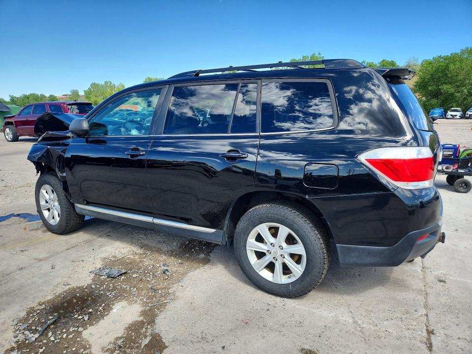 2011 Toyota Highlander VIN 5TDBK3EHXBS071208 COPART salvage auction — FRONT END, Co - Salvage Title, sold $1,500 on 2026-07-13 (photo 2)
