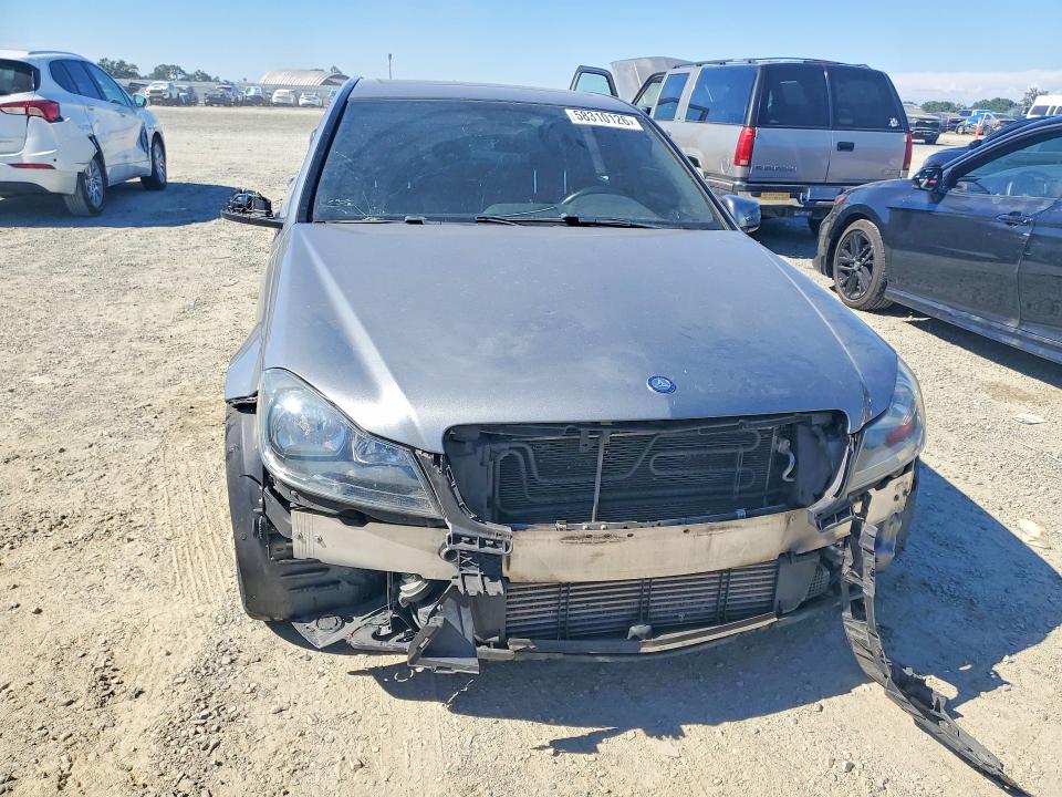 2013 Mercedes-benz C-klasse VIN WDDGF4HB2DR274222 COPART salvage auction — FRONT END, Ca - Salvage Certificate, sold $450 on 2026-07-23 (photo 5)